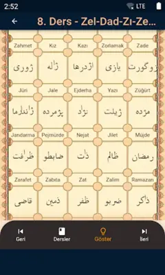 Osmanlıca Öğreniyorum android App screenshot 0