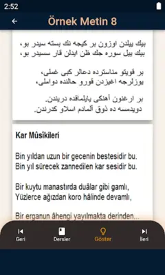 Osmanlıca Öğreniyorum android App screenshot 3